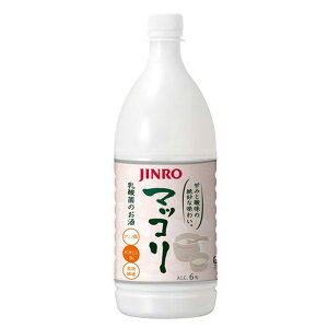 JINRO マッコリ 6度 1L PET［1000ml 韓国 ジンロ 眞露 真露 乳酸菌］