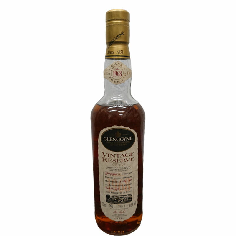 GLENGOYNE [●]【送料無料】【最後の1本】グレンゴイン ヴィンテージリザーブ1968 50.3度 750ml No.3689【スコッチ スコットランド