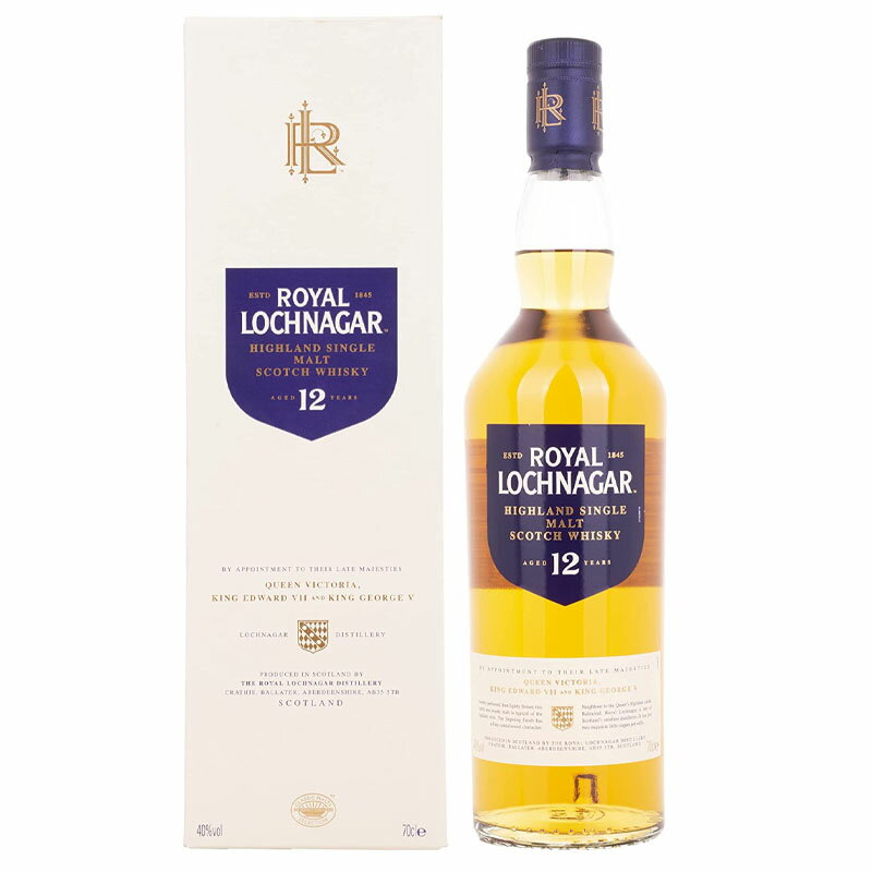 ロイヤル ロッホナガー 12年 40度 箱付 700ml スコッチウイスキー**スコットランド産 シングルモルト 送料無料