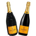 ヴーヴ クリコ ブリュット イエローラベル デコレーションボトル 750ml×1本 + ヴーヴ クリコ ブリュット イエローラベル 750ml×1本 セット[フ...