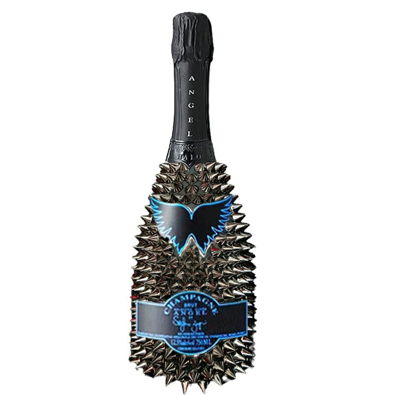 エンジェル シャンパン ヘイロー ブルー デコレーションボトル 750ml×1本 送料無料【フランス シャンパン 高級 スパークリングワイン セレブ ギフト パーティー SNS映え 存在感 おしゃれ 贈り物】