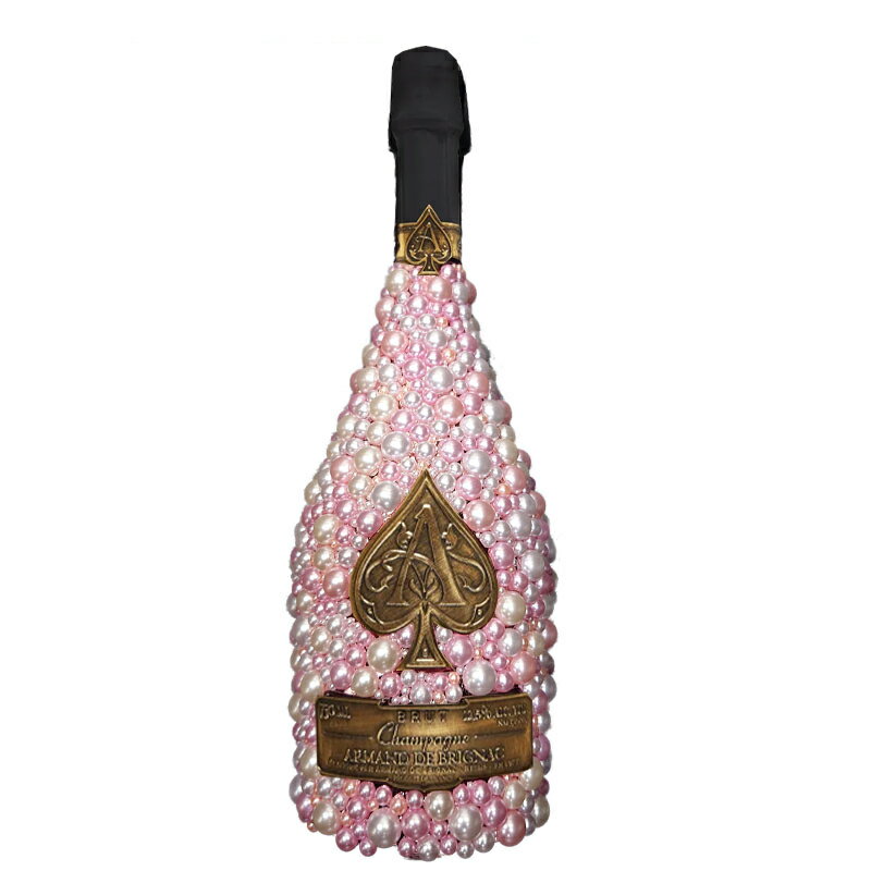 アルマン・ド・ブリニャック ブリュット パール風 デコレーションボトル 750ml×1本【フランス シャンパーニュ】【スパークリングワイン ポコマンド ポコポコ】【送料無料】