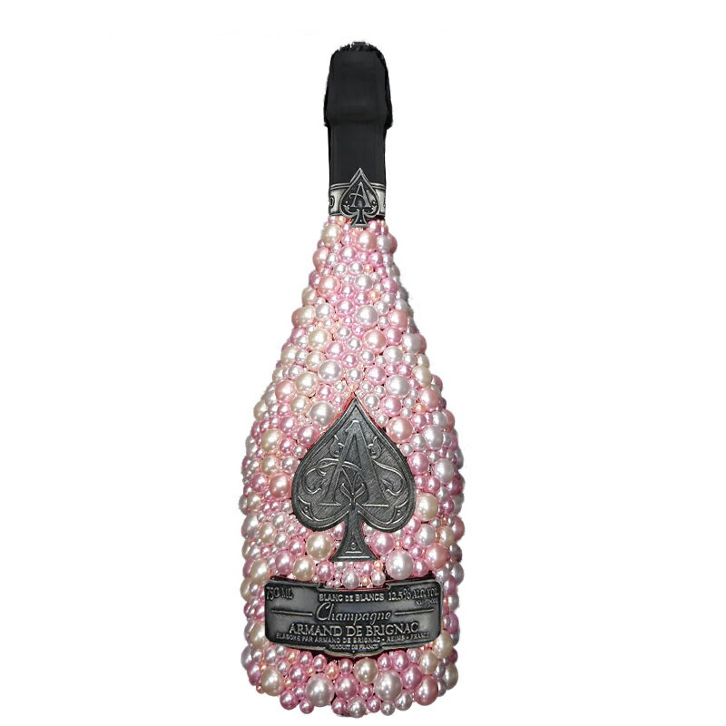 アルマン・ド・ブリニャック ブラン・ド・ブラン パール風 デコレーションボトル 750ml×1本【フランス シャンパーニュ】【スパークリングワイン ポコマンド ポコポコ】【送料無料】