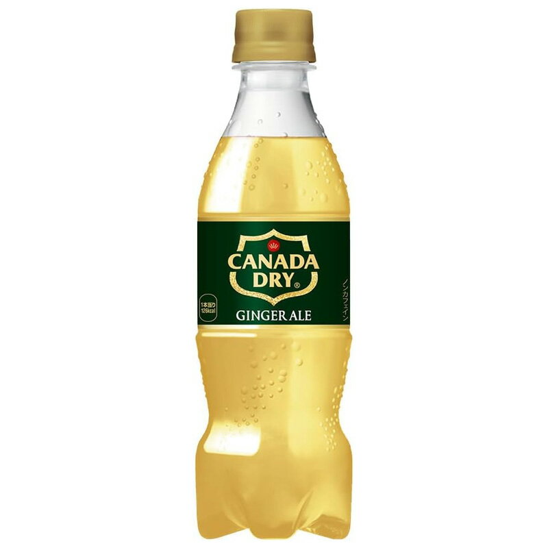カナダドライ ジンジャーエール PET 350ml 1ケース 24本セット［ギフト包装・のし不可 領収書同梱不可 ..
