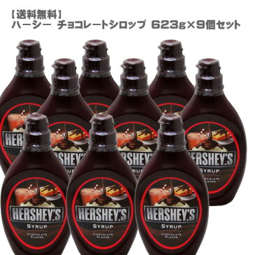 【送料無料】ハーシー チョコレートシロップ 623g×9個セット【 チョコシロ 業務用 クレープ パンケーキ アイス コストコ 】