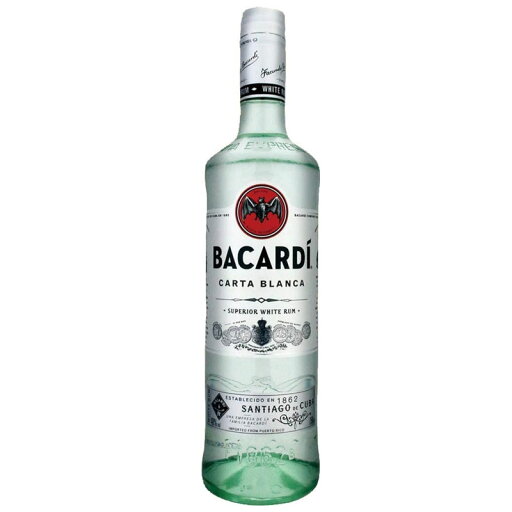 バカルディ スペリオール ラム 750ml**プエルトリコ産 ホワイトラム カクテル・モヒートに最適 バカルディ スペリオール ラム 750ml**プエルトリコ産 ホワイトラム カクテル・モヒートに最適