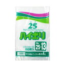 【5/1限定】 ポイント最大20倍&最大400円クーポン配布|LDポリ袋ハイポリ25NO.13100枚エフピコチューパ●