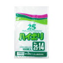 【5/1限定】 ポイント最大20倍&最大400円クーポン配布|LDポリ袋ハイポリ25No.14100枚エフピコチューパ●
