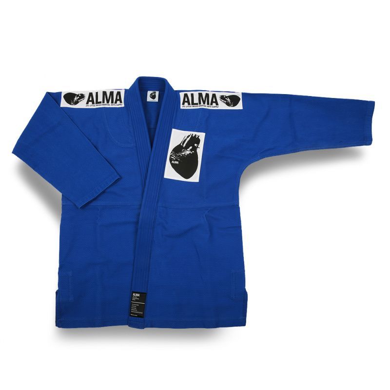 【マーシャルワールド】レギュラーキモノ・M0・青(JU1-M0-BU)国産柔術衣 柔術着 道着 上下セット ユニフォーム 軽量 トレーニング 練習 試合 国産柔...