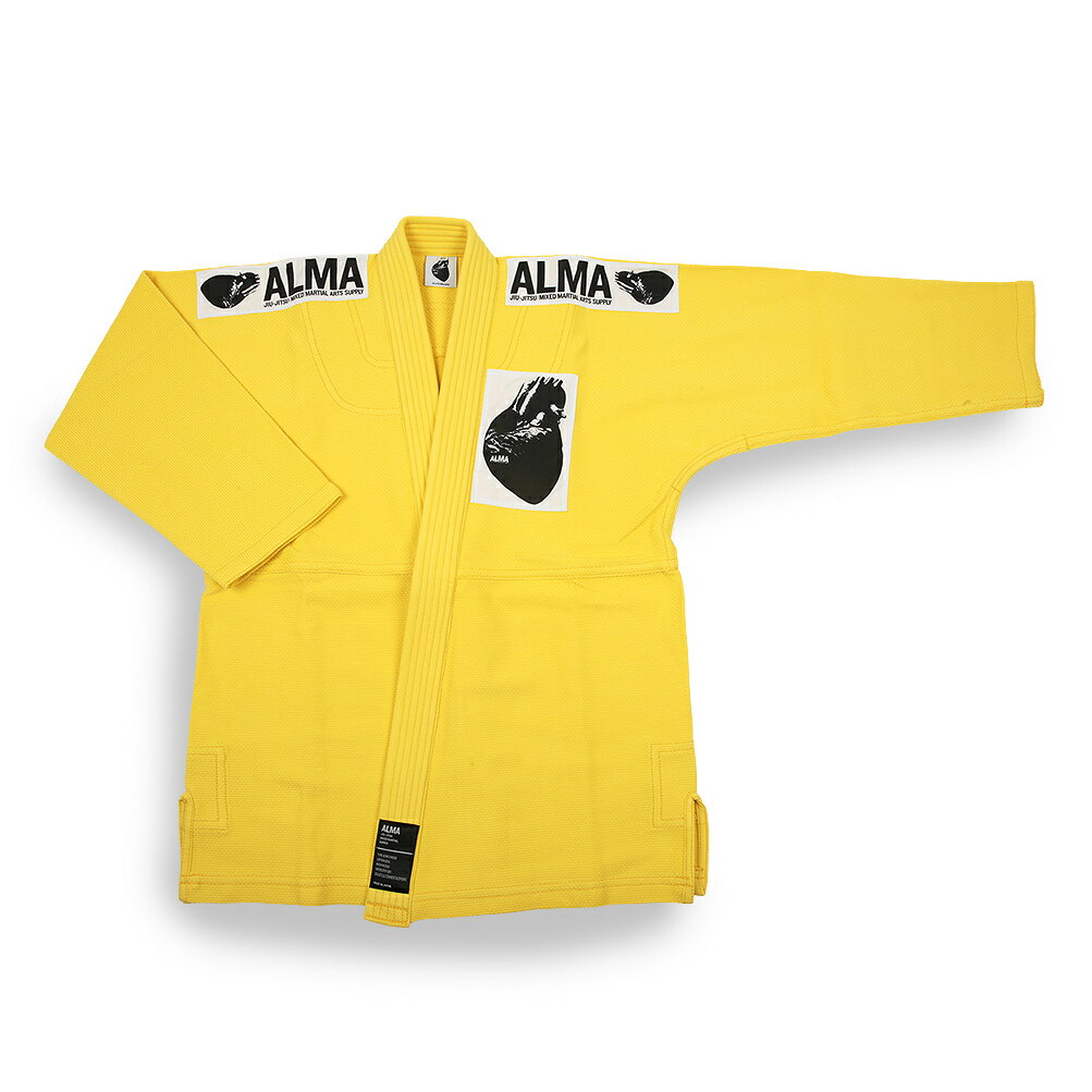 【マーシャルワールド】レギュラーキモノ・A1・黄(JU1-A1-YL)国産柔術衣 柔術着 道着 上下セット ユニフォーム 軽量 トレーニング 練習 試合 国産柔...