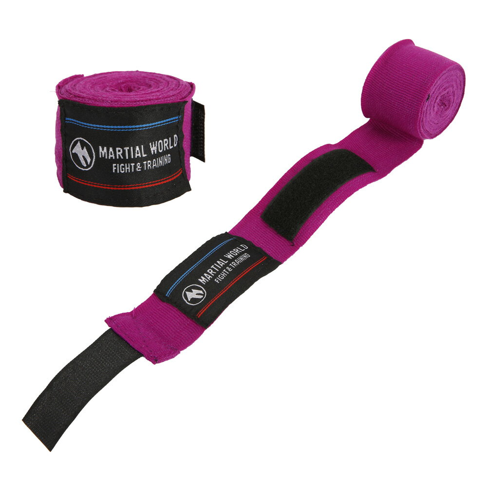 【12/1限定】 ポイント最大20倍&最大400円クーポン配布|【マーシャルワールド】カラーバンテージ 紫 (2個1組)(BT6-PU)巻き心地抜群 簡単装着 ...