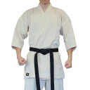 【マーシャルワールド】未晒フルコンタクト空手着・2号(白帯付)(KU13-2)空手道着 軽量道着 柔らか素材 防縮加工 葛城綿 11号帆布 子供から大人まで 稽...