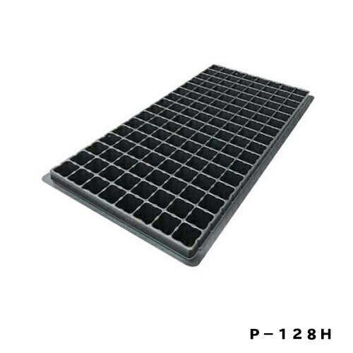 プラグトレイ128穴手植用黒JANP－128H富川化学工業園芸用品・ガーデニング用品