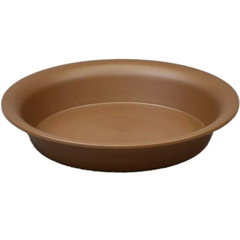 陶鉢皿3.5号きん茶アップルウェアー鉢受け鉢皿