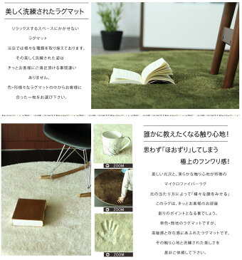 ラグ 円形ラグ 送料無料 シャギーラグ 北欧 rug 140×140 円形 マイクロファイバーシャギー Z4糸 ラグマット シャギーラグ 滑り止め カーペット 洗える 楕円 冬用 夏用