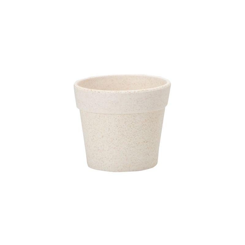 Rakuten - エコロポット　アイボリー　穴無し　HH30844　Φ7.2×H6cm　エイチ・ツー・オー　植木鉢　2号