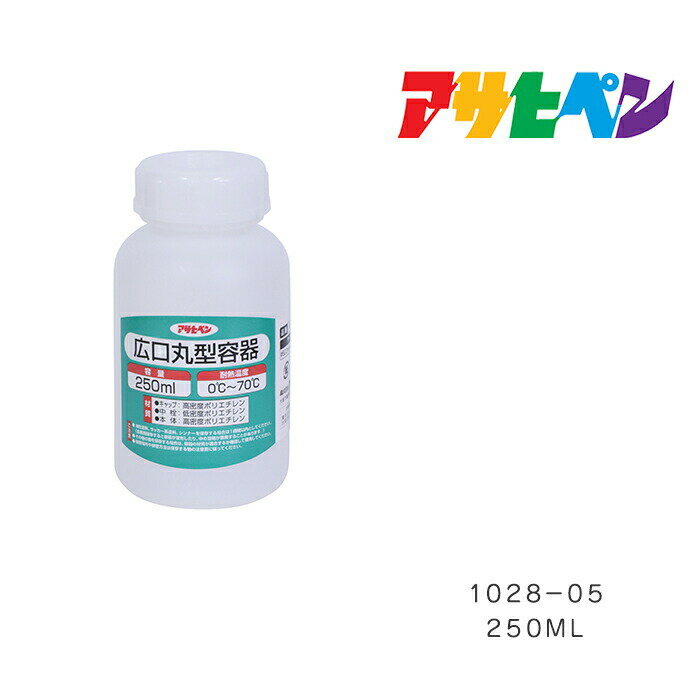 広口丸型容器アサヒペン250ml1028－05