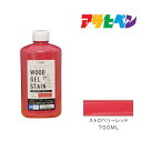アサヒペン 水性WOODジェルステイン 700ml ストロベリーレッド 水性塗料 ペンキ 塗装