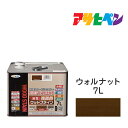 油性強着色ウッドステインアサヒペン7Lウォルナット油性塗料塗装