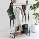 ハンガーラック コートハンガー 棚付き フック付き ポールハンガー 幅90cm 奥行き40cm 高さ151cm シンプル/レトロ/男前インテリア/ブルックリン/...