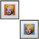 アートパネル アンディ・ウォーホル Andy Warhol short orange(blue) marilyn,1964 オレンジ/ブルー アメリカ ロス LA アートフレーム ..