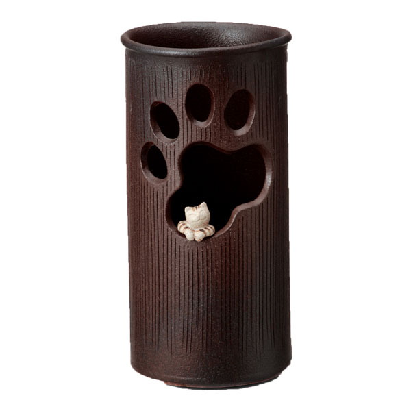 傘立て 傘立 収納 猫 ネコ ねこ キャット シンプル かさ立て カサ立て かさたて 傘 和 茶 茶色 アンブレラホルダー デザイン 収納 雑貨 傘縦 おしゃれ インテリア アンブレラスタンド 傘たて 玄関