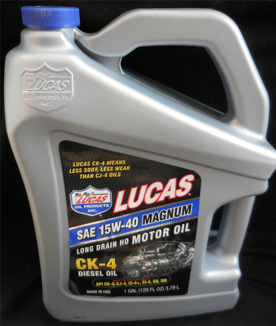 LUCAS DIESEL ENGINES OIL [JX fB[[GWIC SAE15W[40 MUGNUM CK[4 DIESEL OIL 1Kx4{(4K) #10287