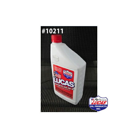 LUCAS OIL [JXIC SAE 0W-40 MOTOR OIL LUCAS SYNTHETIC 1NH[gx6{(6NH[g) #10211