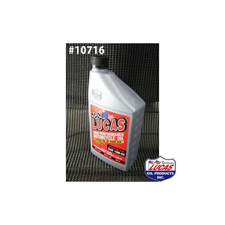 LUCAS MOTORCYCLE OIL [JX[^[TCN IC LUCAS SYNTHETIC SAE 10W-50 1NH[gx6{(6NH[g) #10716