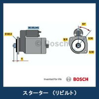 フォルクスワーゲンVolkswagenBOSCHボッシュスターターリビルト『5,000円キャッシュバック』Lupo1.4/Polo1.4/Polo1.416V/Polo1.4i他