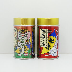 八幡屋礒五郎七味ごま缶+カレー七味ごま缶の2種セット 信州長野大門町 ふりかけ(信州長野のお土産 八幡屋礒五郎 七味唐辛子 七味唐がらし 七味唐からし 七味胡麻 ふりかけ 八幡屋磯五郎 ごま唐辛子 胡麻唐辛子 おみやげ 善光寺 長野県 長野お土産)