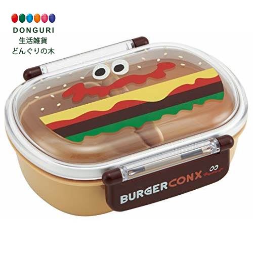 【200円クーポン】 SKATER スケーター 子供用 弁当箱 ランチボックス 銀イオン Ag+ 抗菌 バーガーコンクス 360ml QAF2BAAG <スケー...