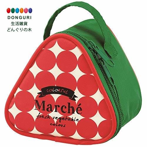 【200円クーポン】 SKATER スケーター 保冷 おにぎり型 ランチバッグ おにぎりケース トマト マルシェ KONC2 <スケーター プレゼント 入園グッ...