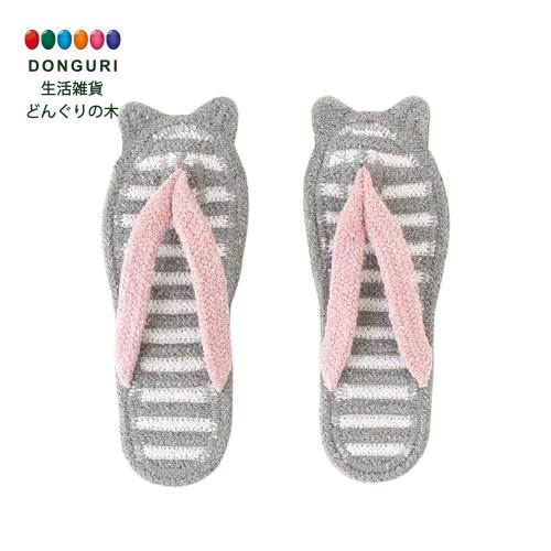 【200円クーポン】 トモコーポレーション ルームシューズ リサイクルコットンサンダル ネコ フリーサイズ 約25cm ＜トモコーポレーション プレゼント 入園祝い 入学祝い かわいい おしゃれ お返し＞