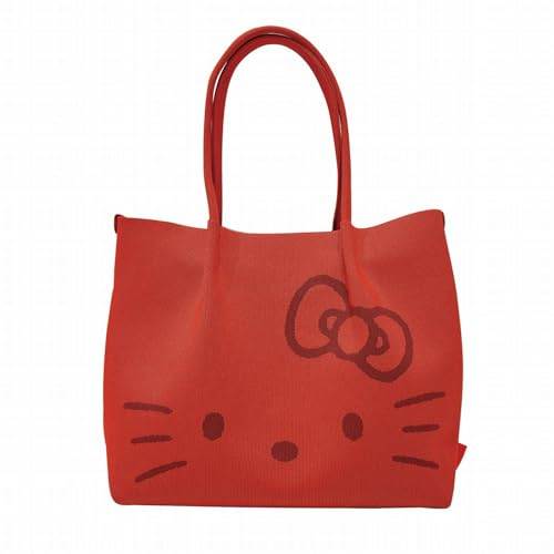 Rakuten - 【200円クーポン】 ROOTOTE ルートート 8381 A4サイズ収納 軽量 自立 片掛け 無地 手洗い可能 おしゃれ かわいい トートバッグ IP.ミディアム.ルフル.ハローキティ-A 03 レッド ＜ルートート 父の日 プレゼント かわいい おしゃれ お返し＞