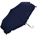 【200円クーポン】 Wpc. ワールドパーティー 2023年 雨傘 フェミニンフリル ネイビー 50cm 晴雨兼用 レディース 折りたたみ傘 6181-212-002 <ワールドパーティー ラッピング不可 プレゼント 入園祝い 入学祝い 雨具 かわいい おしゃれ お返し>
