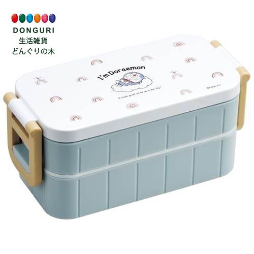 【200円クーポン】 SKATER スケーター 弁当箱 ドラえもん お空さんぽ サンリオ 600ml 抗菌 2段 女性用 日本製 YZW3AG-A <スケーター...