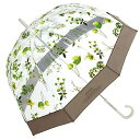 【200円クーポン】 Wpc. ワールドパーティー 2023年 ビニール傘 plantica× フラワーアンブレラプラスティック ブラウン 65cm レディース 長傘 PLV-012-001 <ワールドパーティー ラッピング不可 プレゼント 入園祝い 入学祝い 雨具 かわいい おしゃれ お返し>