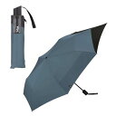 【200円クーポン】 Wpc. ワールドパーティー 2024 雨傘 折りたたみ傘 UNISEX BACK PROTECT FOLDING ブルーグレー×ブラック...