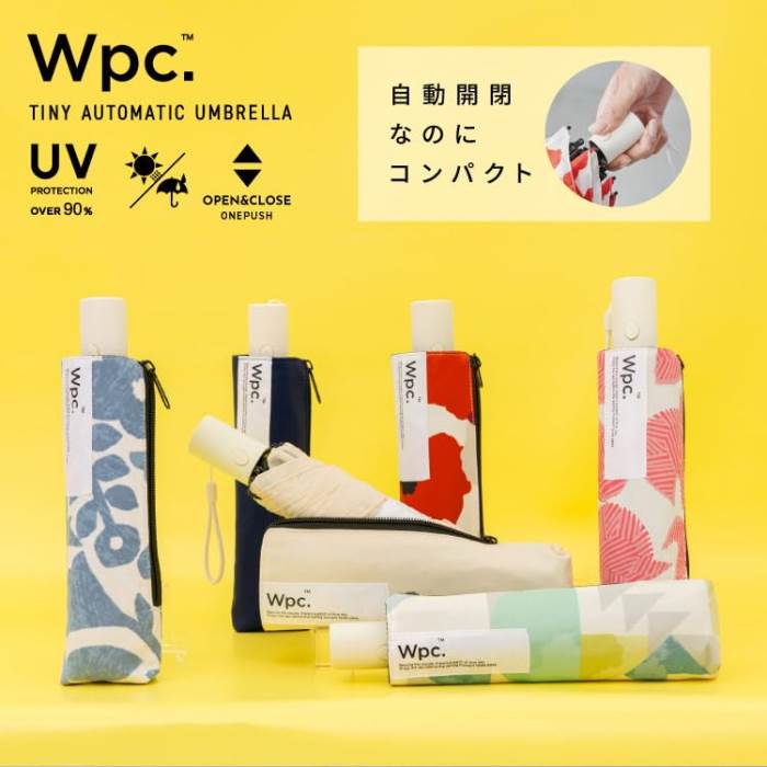【200円クーポン】 Wpc. ワールドパーティー 雨傘 タイニーオートマティックアンブレラ ベージュ 50cm レディース 折りたたみ傘 UJK-911-002 ＜ワールドパーティー 父の日 プレゼント 入園祝い 入学祝い 雨具 かわいい おしゃれ お返し＞