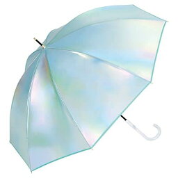 【200円クーポン】 Wpc. ワールドパーティー 雨傘 グロウパールアンブレラ ミント 58cm レディース 長傘 UPEL-939-001 ＜ワールドパーティー ラッピング不可 母の日 プレゼント 入園祝い 入学祝い 雨具 かわいい おしゃれ お返し＞