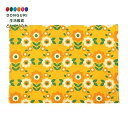 【200円クーポン】 トモコーポレーション ランチマット レトロフラワー 2枚セット 45×32cm ランチョンマット 昭和レトロ 花柄 イエロー × 2個 <...
