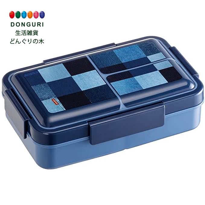 【200円クーポン】 SKATER スケーター 抗菌 パッキン一体型4点ロック ふわっと 弁当箱 850ml 大容量 デニム PALT9AG-A ＜スケーター 父の日 プレゼント 入学準備 保育園 幼稚園 小学校 子供 女の子 小学生 お弁当箱 ランチボックス かわいい おしゃれ お返し＞のサムネイル