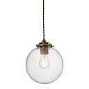 【200円クーポン】 INTERFORM インターフォルム ペンダントライト 1灯 LED電球付属 Orelia L オレリアL クリア ~4.5畳 LT-1943CL <インターフォルム プレゼント 北欧 照明 天井照明 吊り下げ照明 led ledライト led電球 かわいい おしゃれ お返し レトロ>