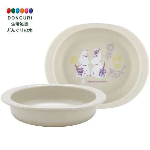 【200円クーポン】 SKATER スケーター ベビー食器 小皿 子供用 5ヵ月頃〜 抗菌 プラスチック製 290ml ムーミン ペイント XP25AG-A <...