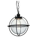 【200円クーポン】 INTERFORM インターフォルム ペンダントライト アオ LED電球付 ブラック+気泡ガラス LT-2628BU <インターフォルム ...