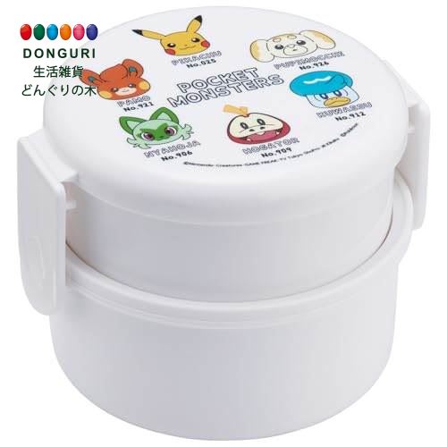【200円クーポン】 SKATER スケーター 弁当箱 500ml 2段 丸型 おにぎりケース 抗菌 ポケットモンスター フェイス 日本製 ONWR1AG-A ...