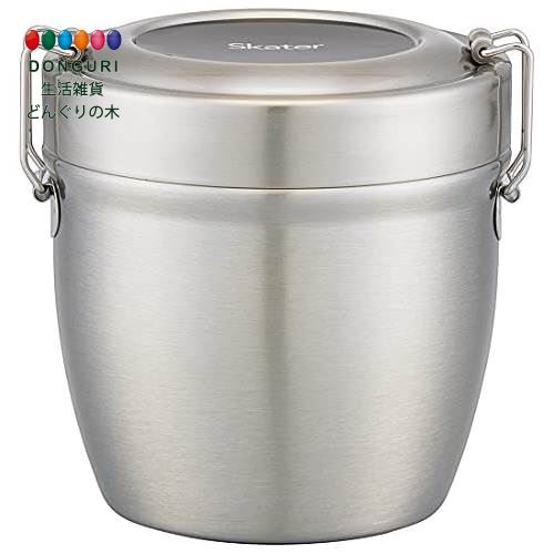 【200円クーポン】 SKATER スケーター 抗菌 保温弁当箱 丼型 ステンレス 弁当箱 550ml シルバー STLBD6AG-A <スケーター プレゼント...