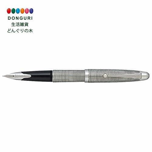 【200円クーポン】 PILOT パイロット 万年筆 シルバーン 格子 中字 M FK-5MS-KO-M ＜母の日 プレゼント 入園祝い 入学祝い かわいい おしゃれ お返し＞