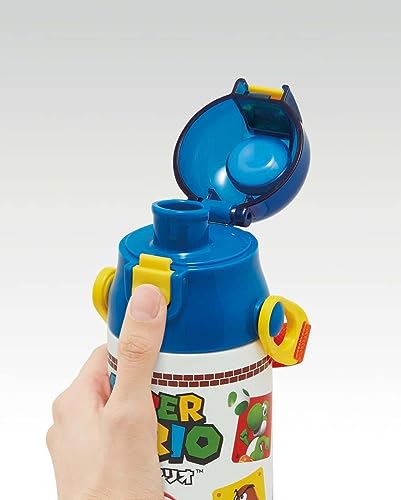 【200円クーポン】 SKATER スケーター 水筒 580ml スーパーマリオ 23 直飲み ステ...